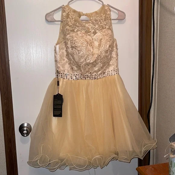 Dresses | Womens Tulle Short Applique Beading Formal Homecoming Cocktail  Party Dress | Poshmark